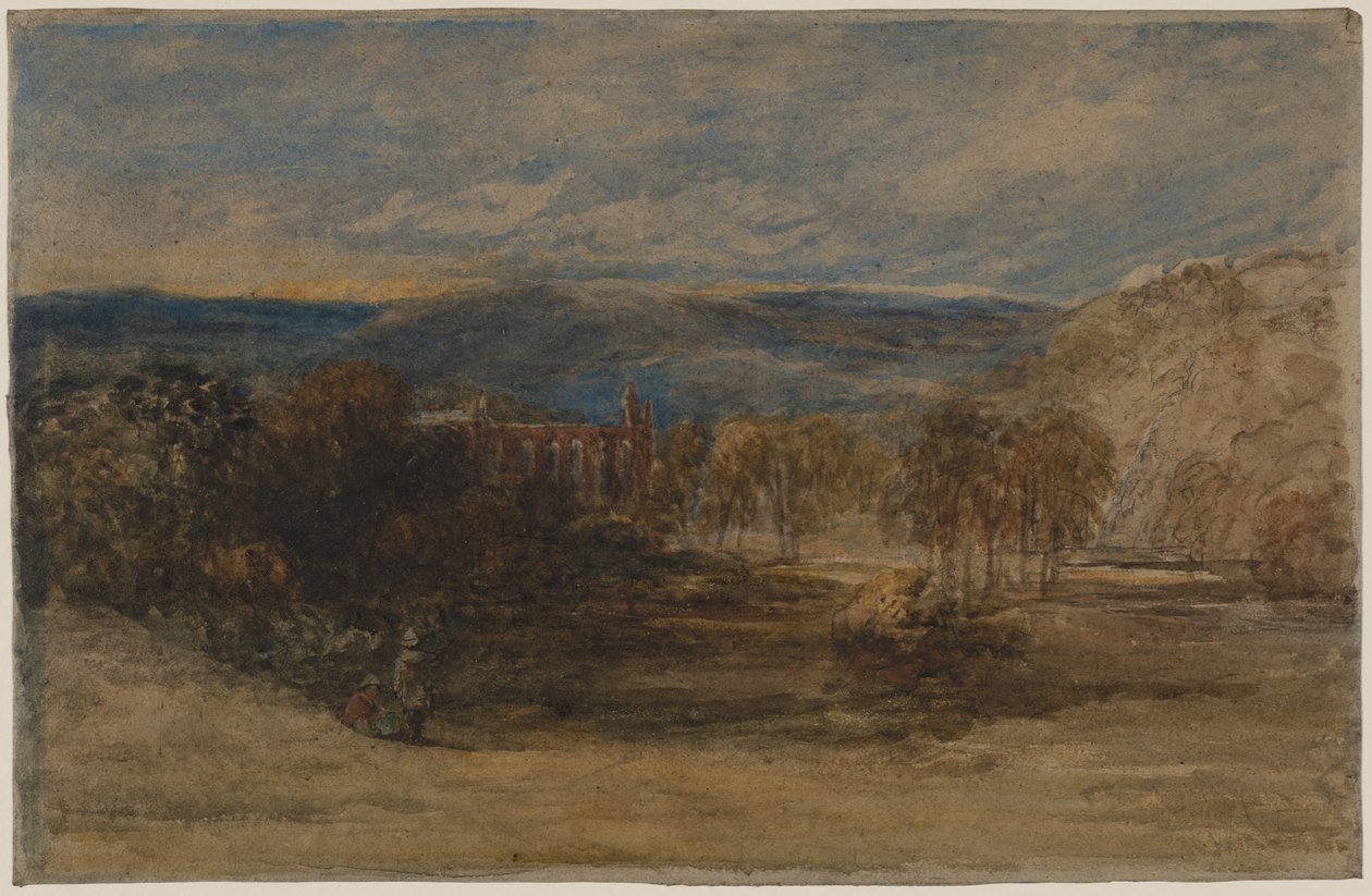 Bolton Abbey, ca. späte 1840er-1857 von David Cox