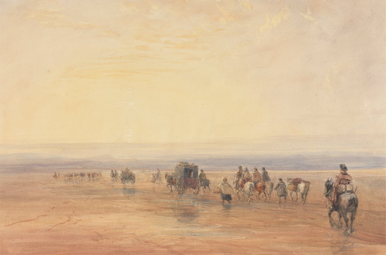 Überquerung der Lancaster Sands von David Cox