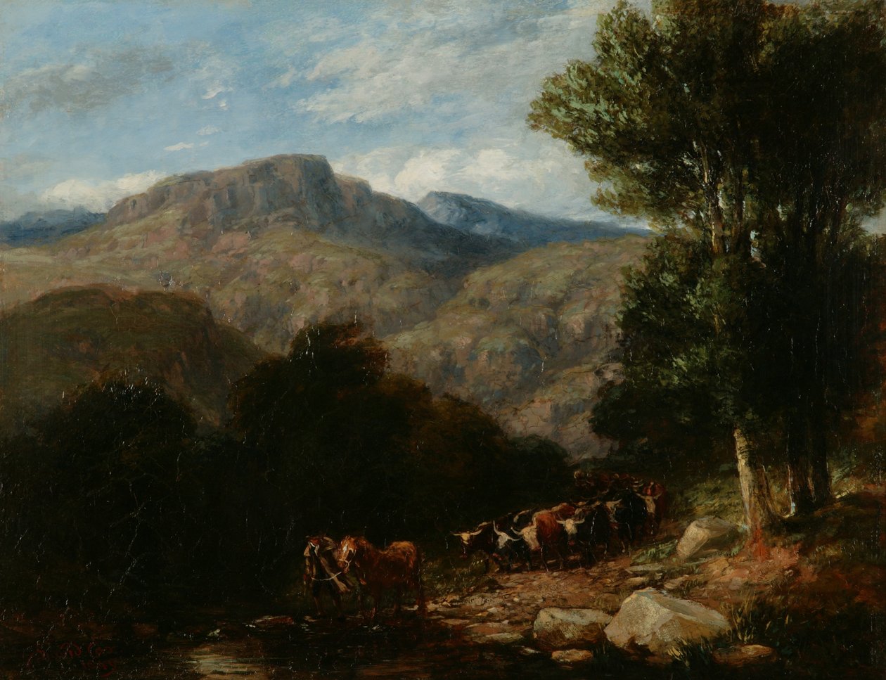 Durchqueren der Furt von David Cox