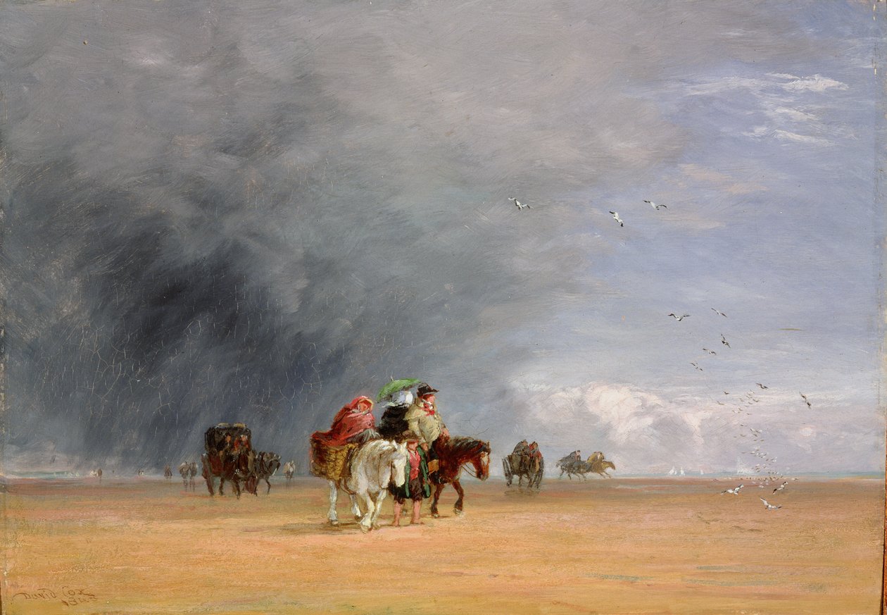 Überquerung der Sandbänke, 1848 von David Cox