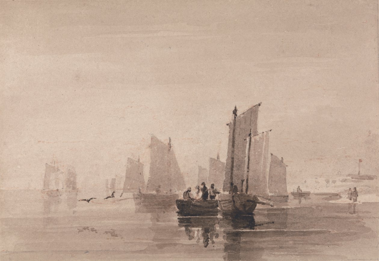 Angeln vor Hastings von David Cox