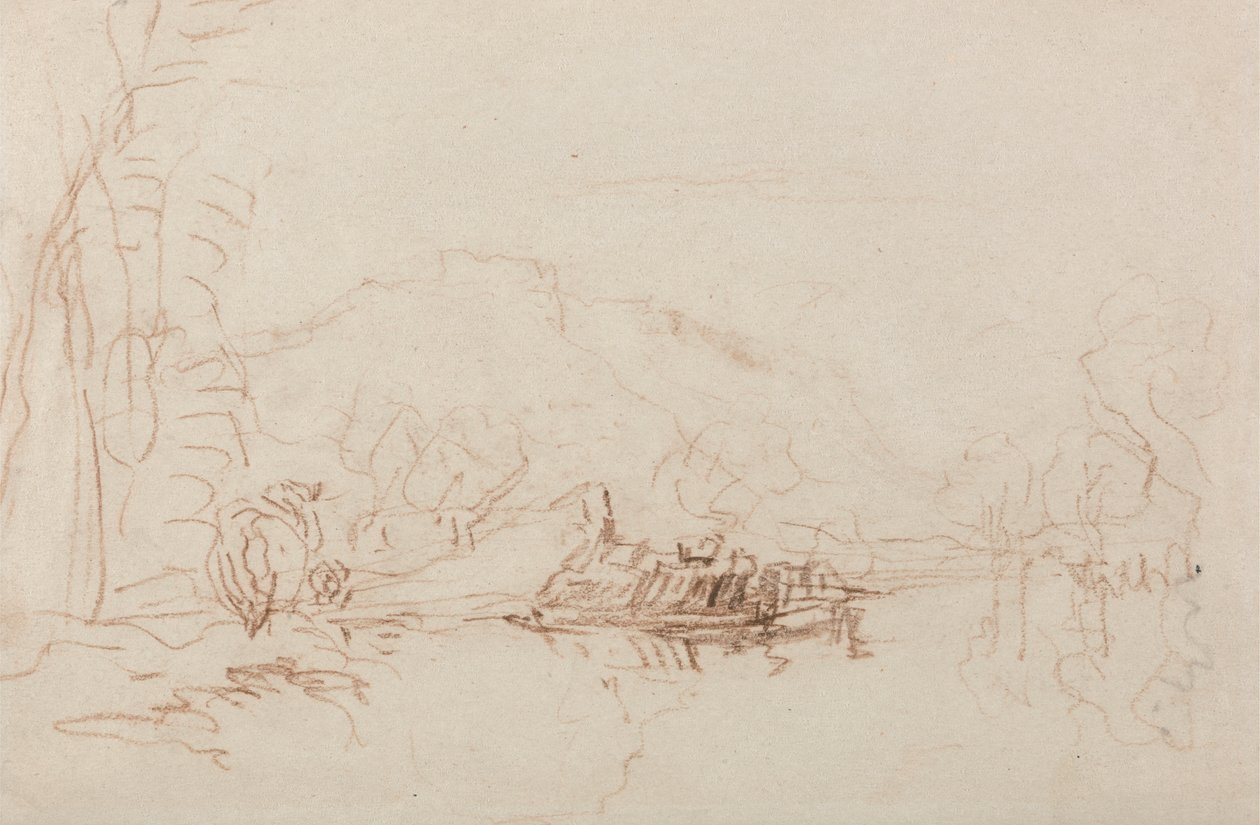 Flusslandschaft von David Cox