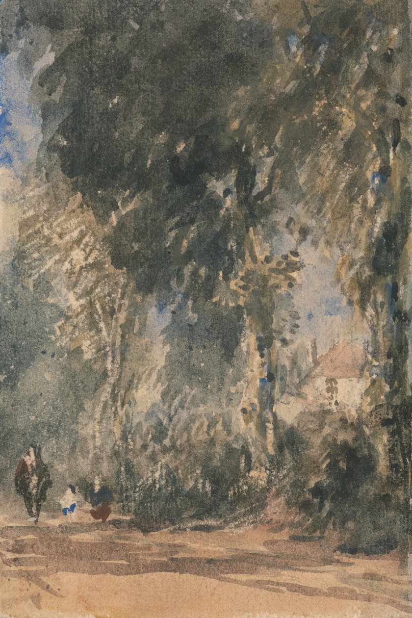Die Abteitoren mit Blick auf Greenfield House von David Cox