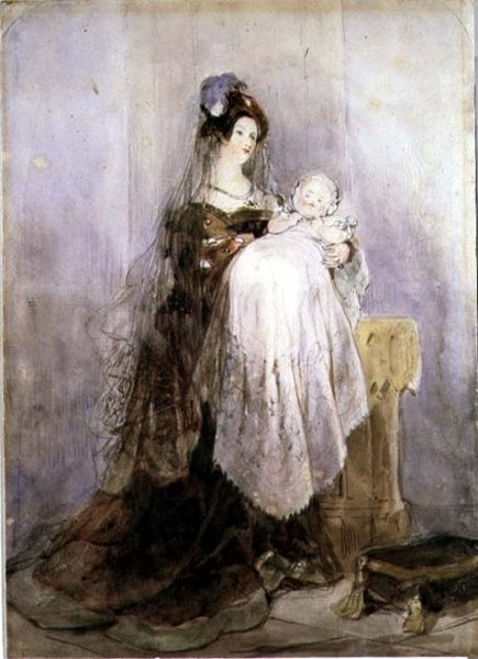 Die Taufe, 1830-1832 von David Cox
