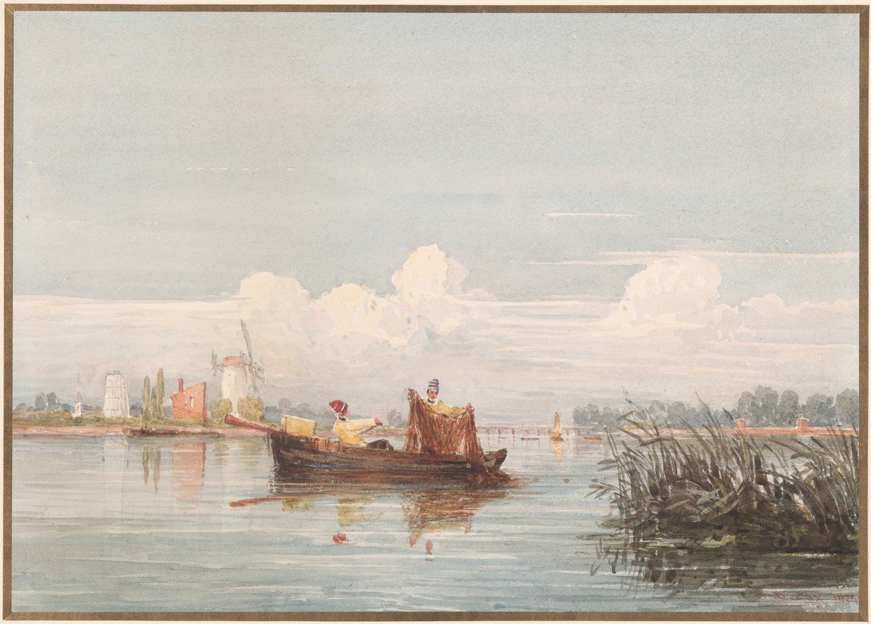 Die Themse bei Battersea von David Cox