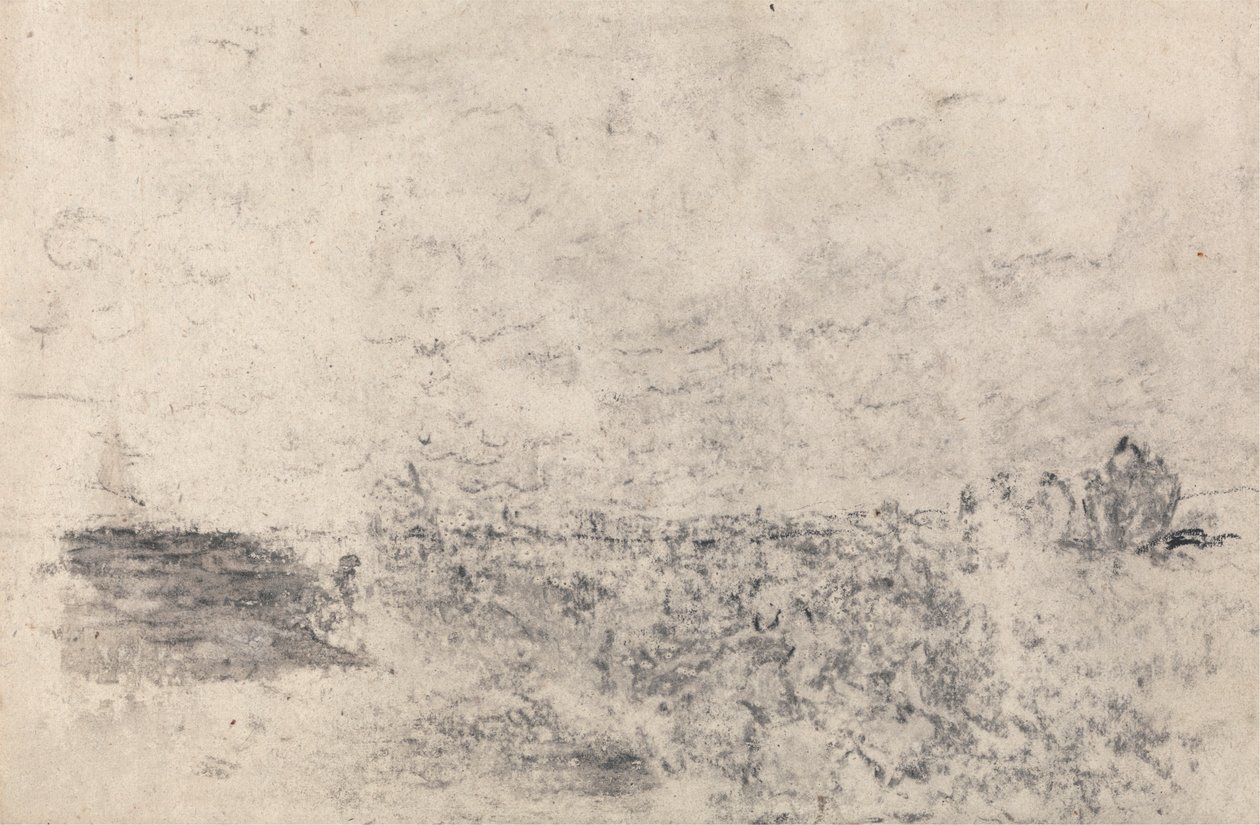 Der Wind auf der Heide von David Cox