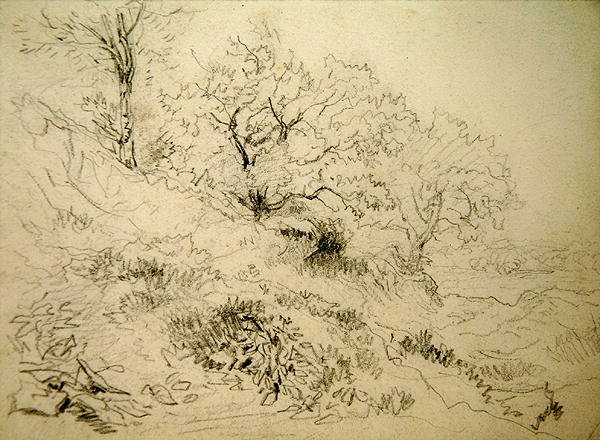 Walisische Landschaft von David Cox