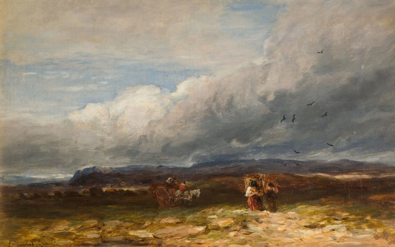 Die Torfstecher von David Cox the elder