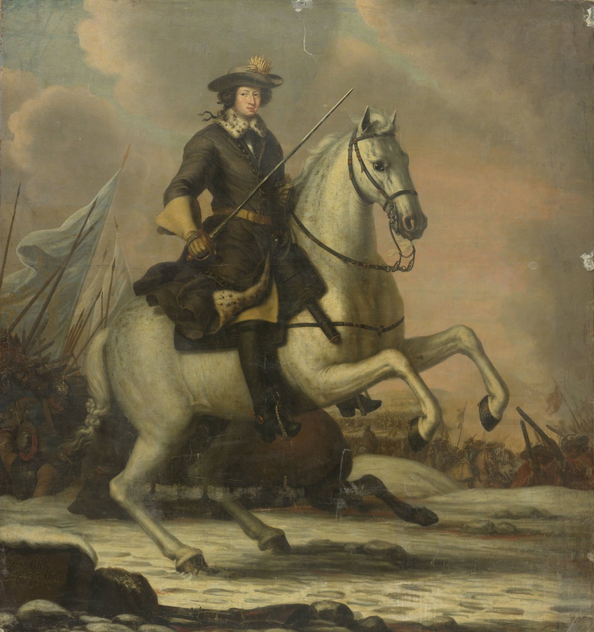 Karl XI. (1665-97), König von Schweden von David Ehrenstrahl