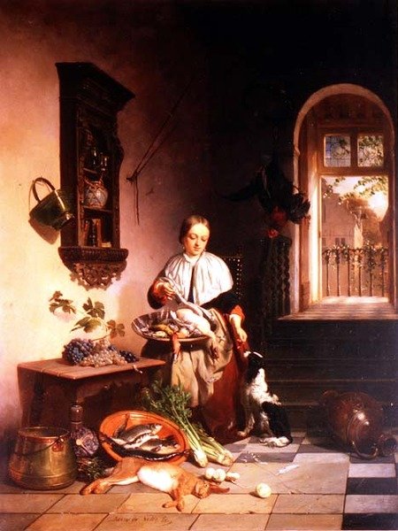 In der Küche von David Emil Joseph de Noter