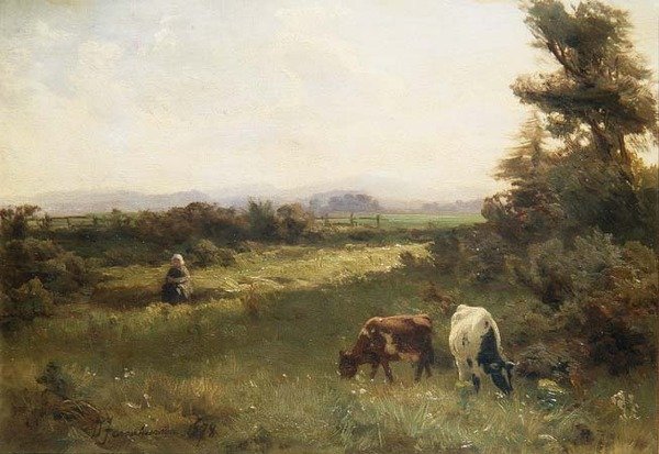 Ein Sommernachmittag in der Nähe von Blairgowrie von David Farquharson