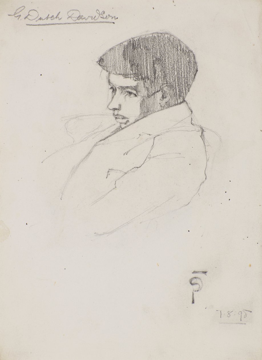 Porträt von George Dutch Davidson von David Foggie