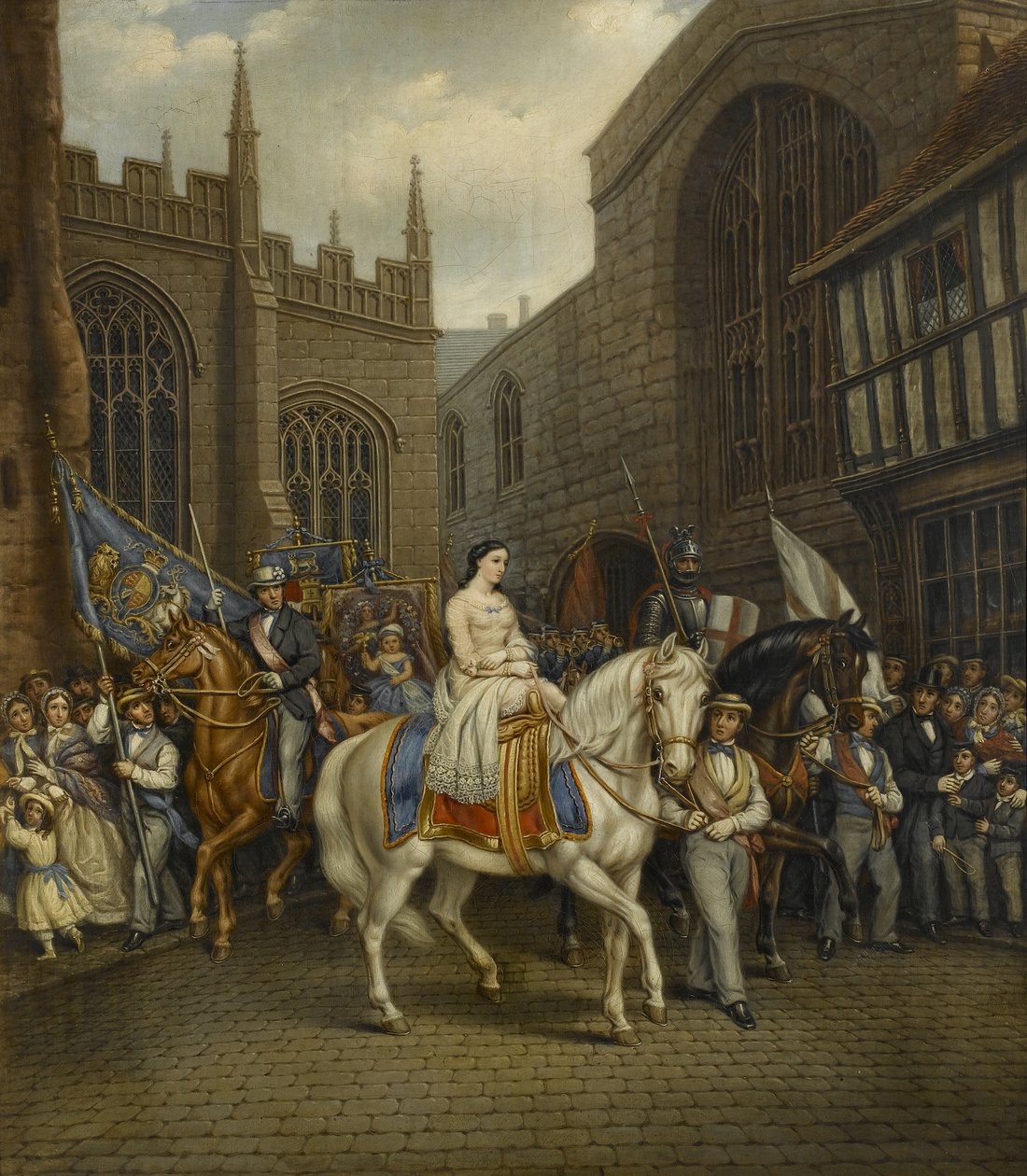 Lady Godiva Prozession, Coventry, 1867 von David Gee