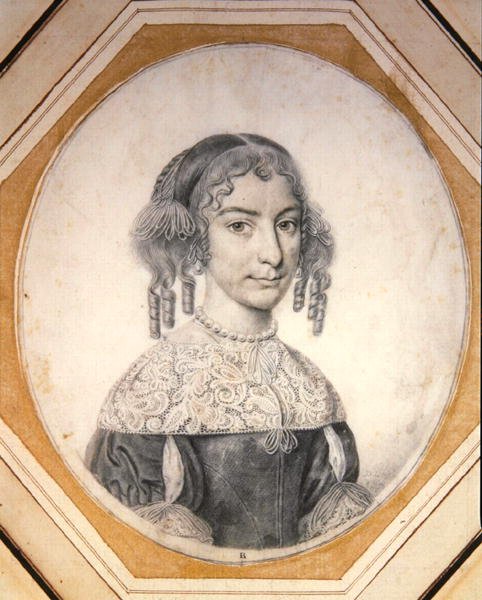 Porträt einer Dame von David Loggan