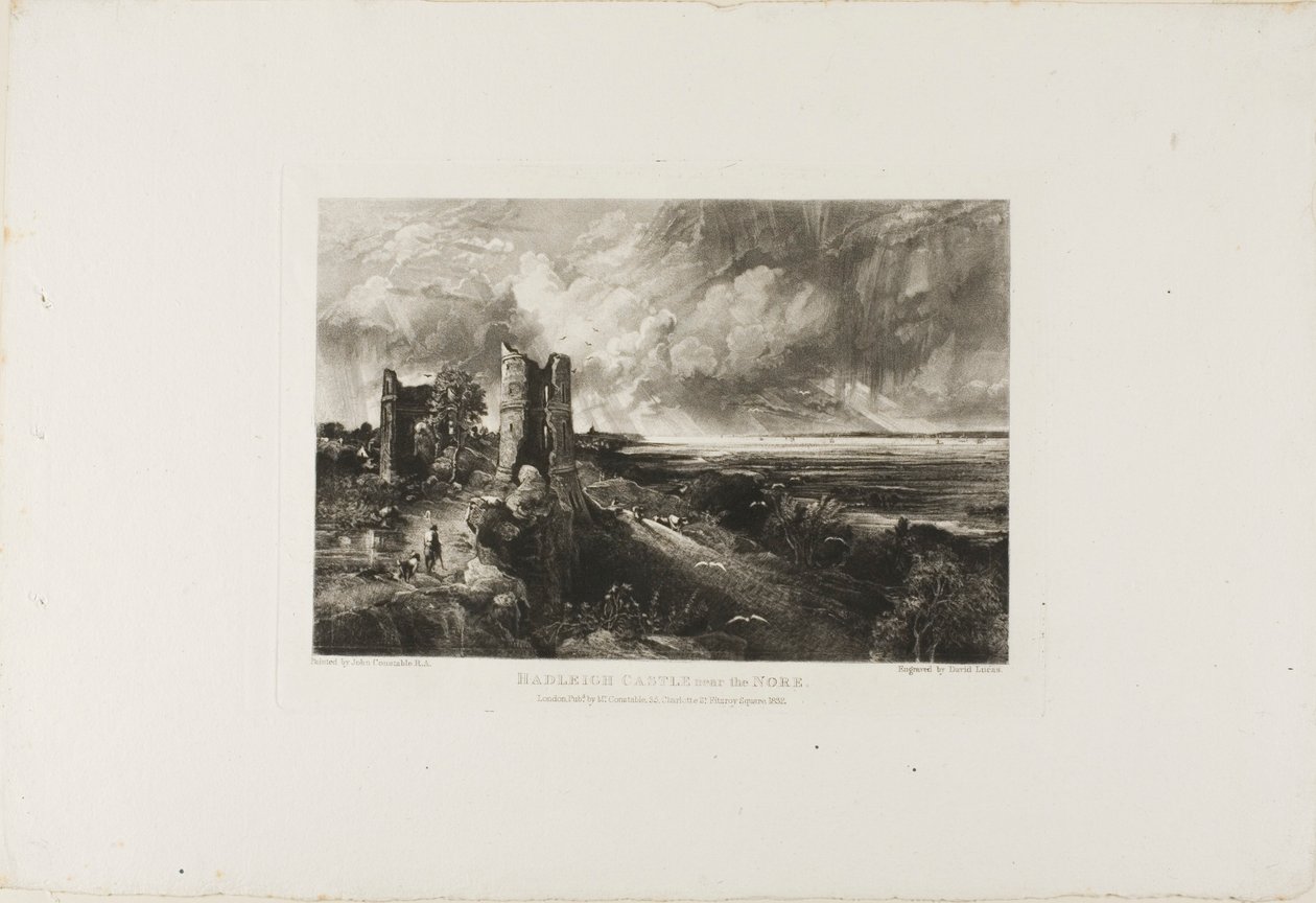 Hadley Castle, in der Nähe des Nore von David Lucas