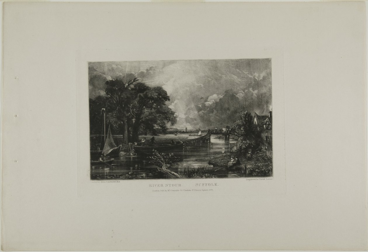 Fluss Stour, Suffolk von David Lucas