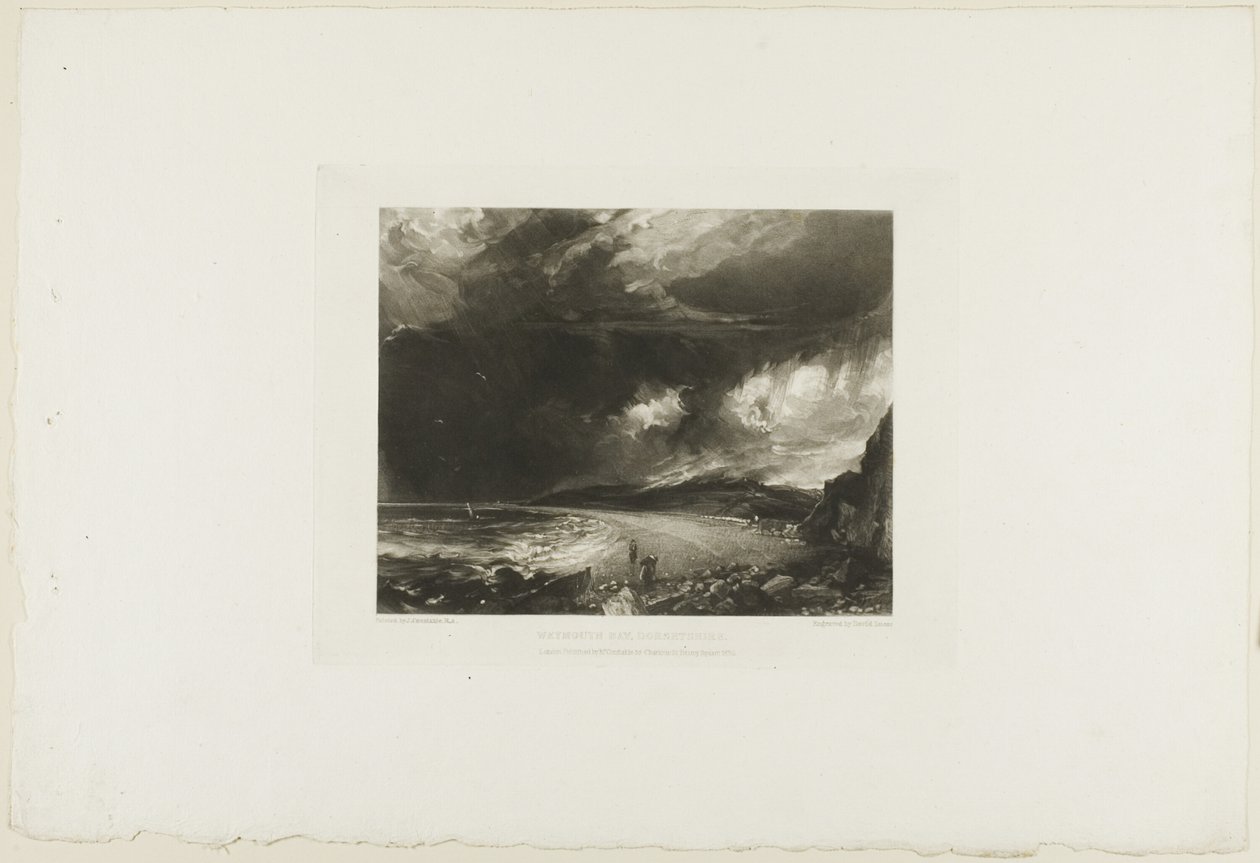 Weymouth Bay, Dorsetshire von David Lucas