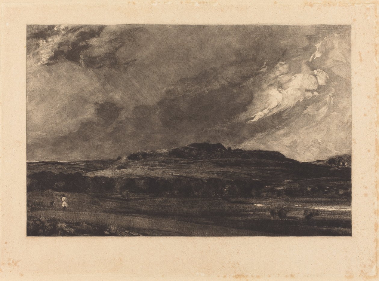 Old Sarum (a) von David Lucas after John Constable