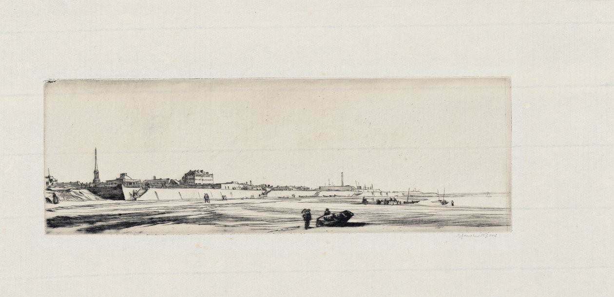 Strand von Ayr von David Muirhead Bone