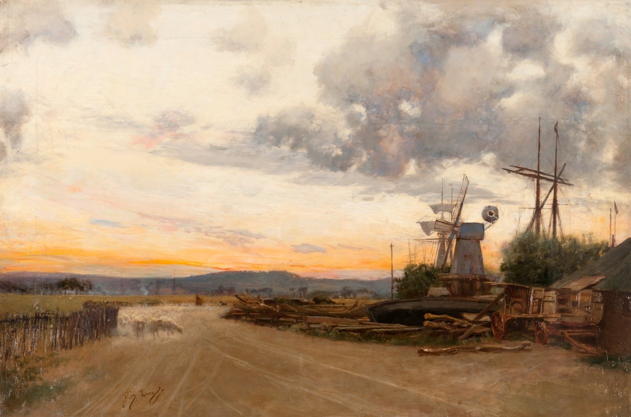 Taufe Abend, c.1886-87 von David Murray