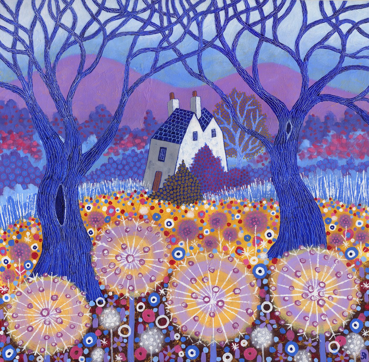 Vaterlose Scheune, 2012 von David Newton