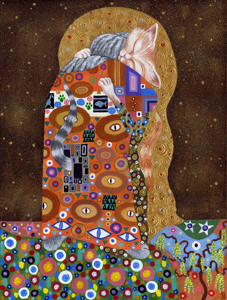 Katzenhafte Erfüllung, 2011 von David Newton