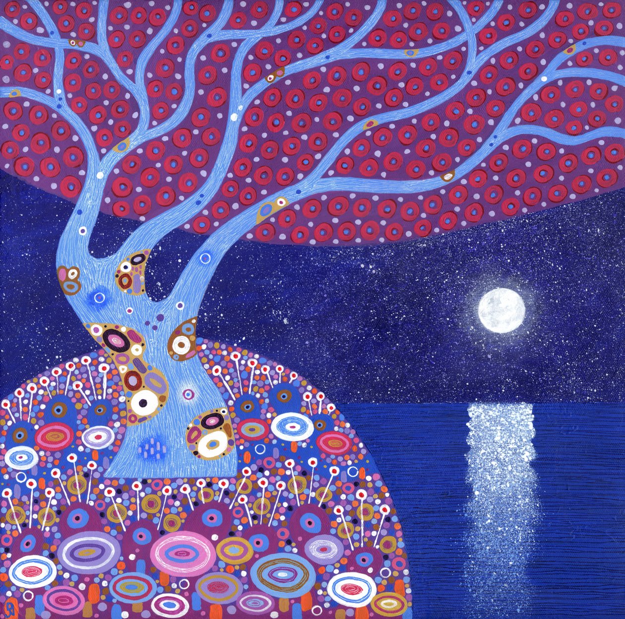 Mitternachtsmond, 2016 von David Newton