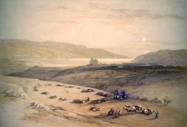 Jericho und das Tote Meer von David Roberts
