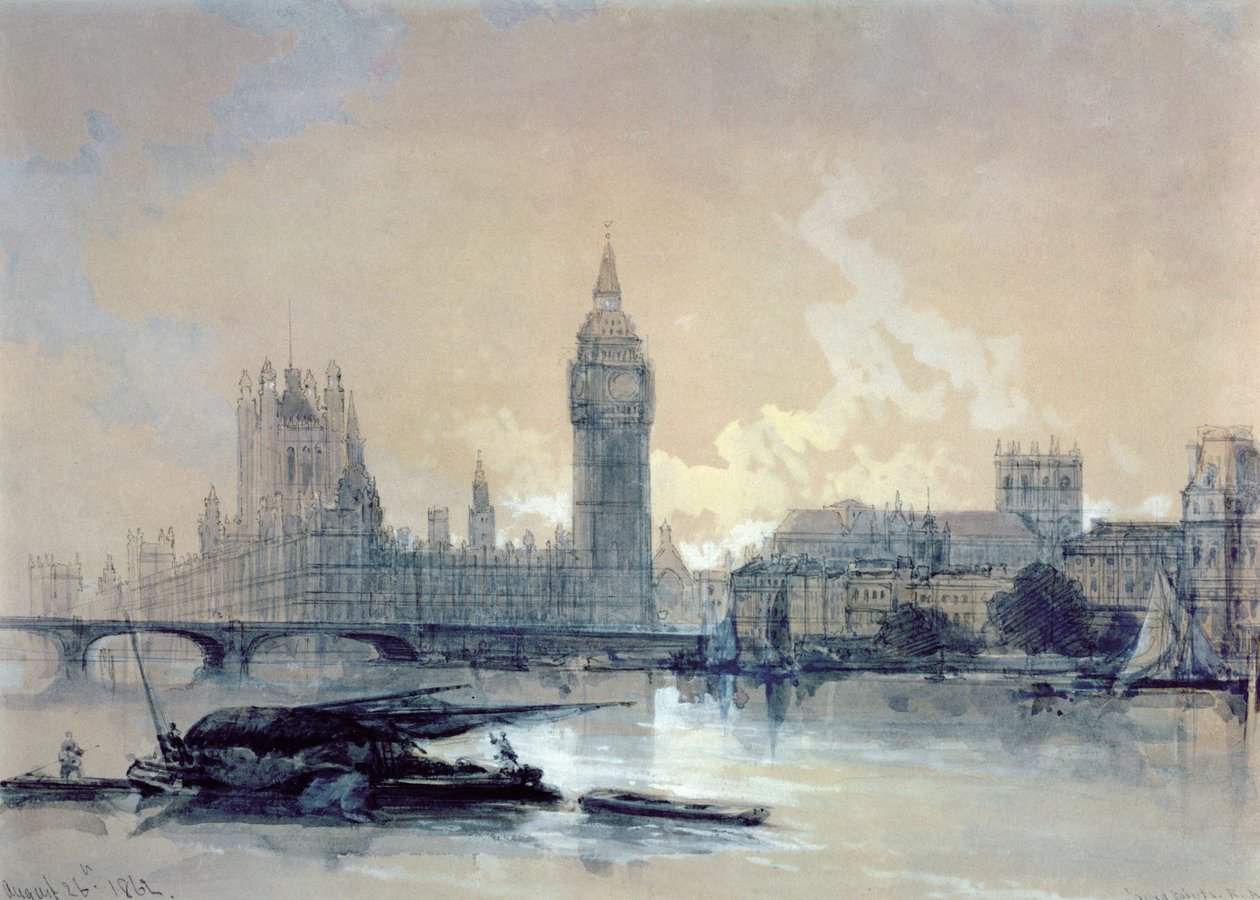 Die Häuser des Parlaments von David Roberts