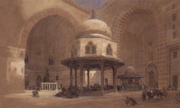 Die Moschee des Sultan Hassan, Kairo von David Roberts