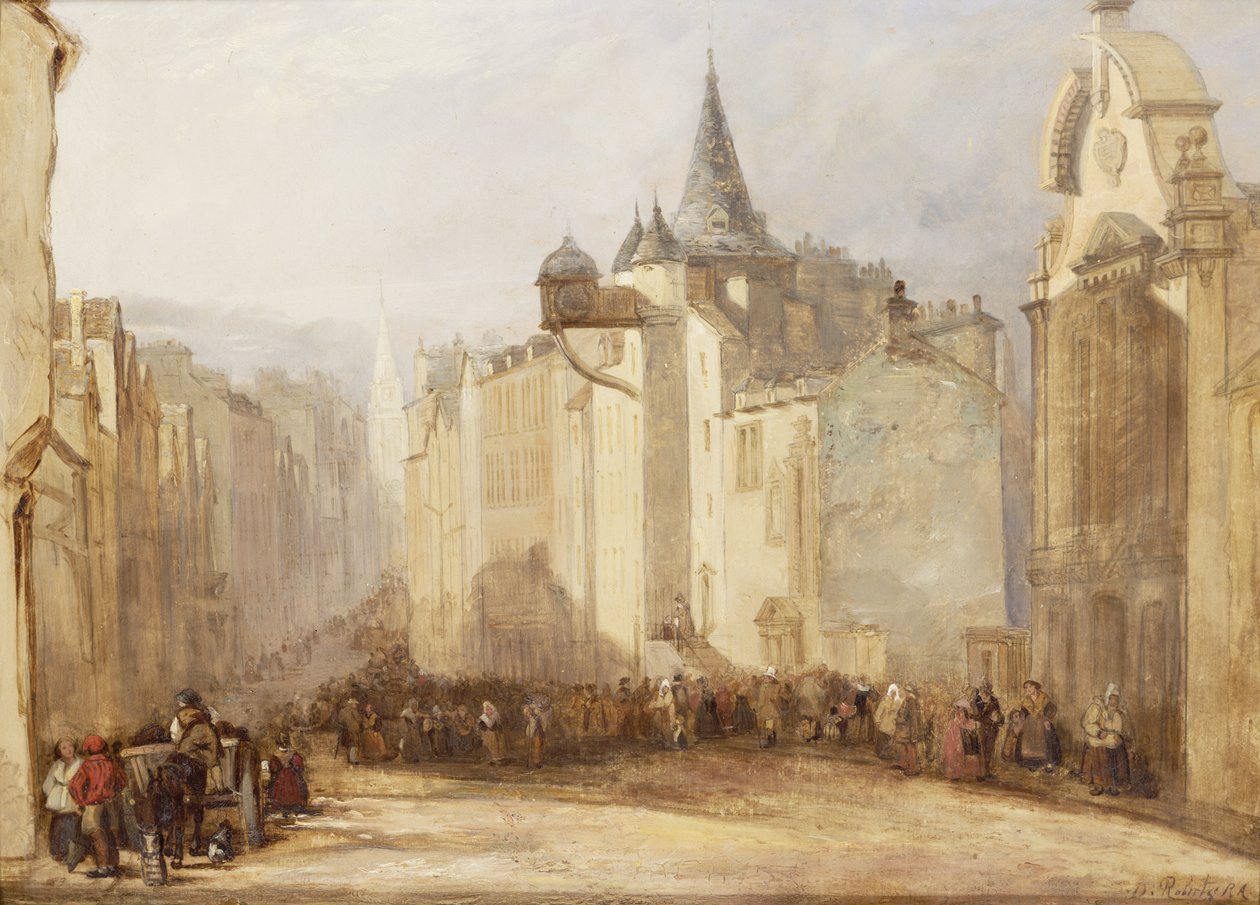 Das Zollhaus, Edinburgh von David Roberts