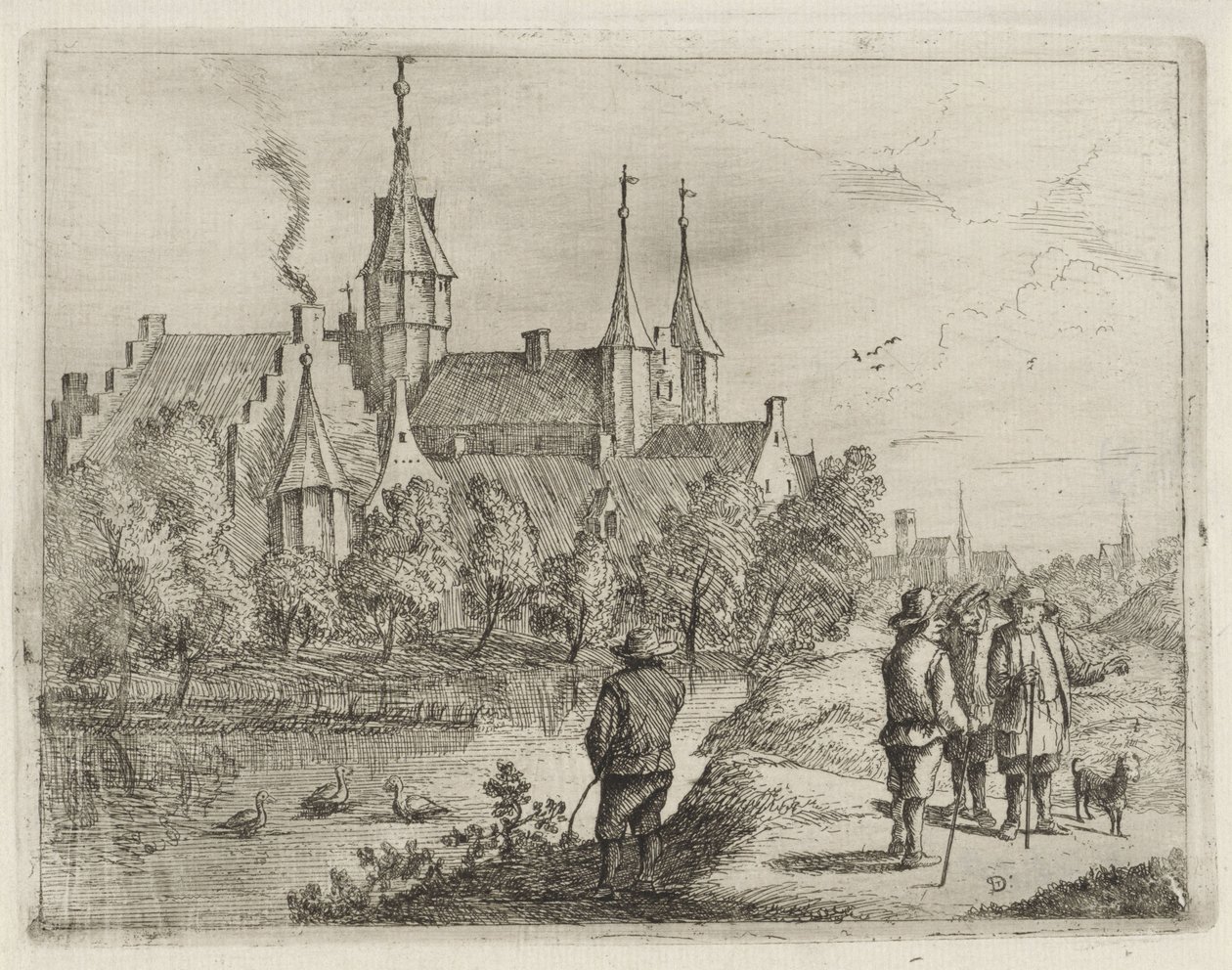 Schloss am Wasser von David Teniers (II)