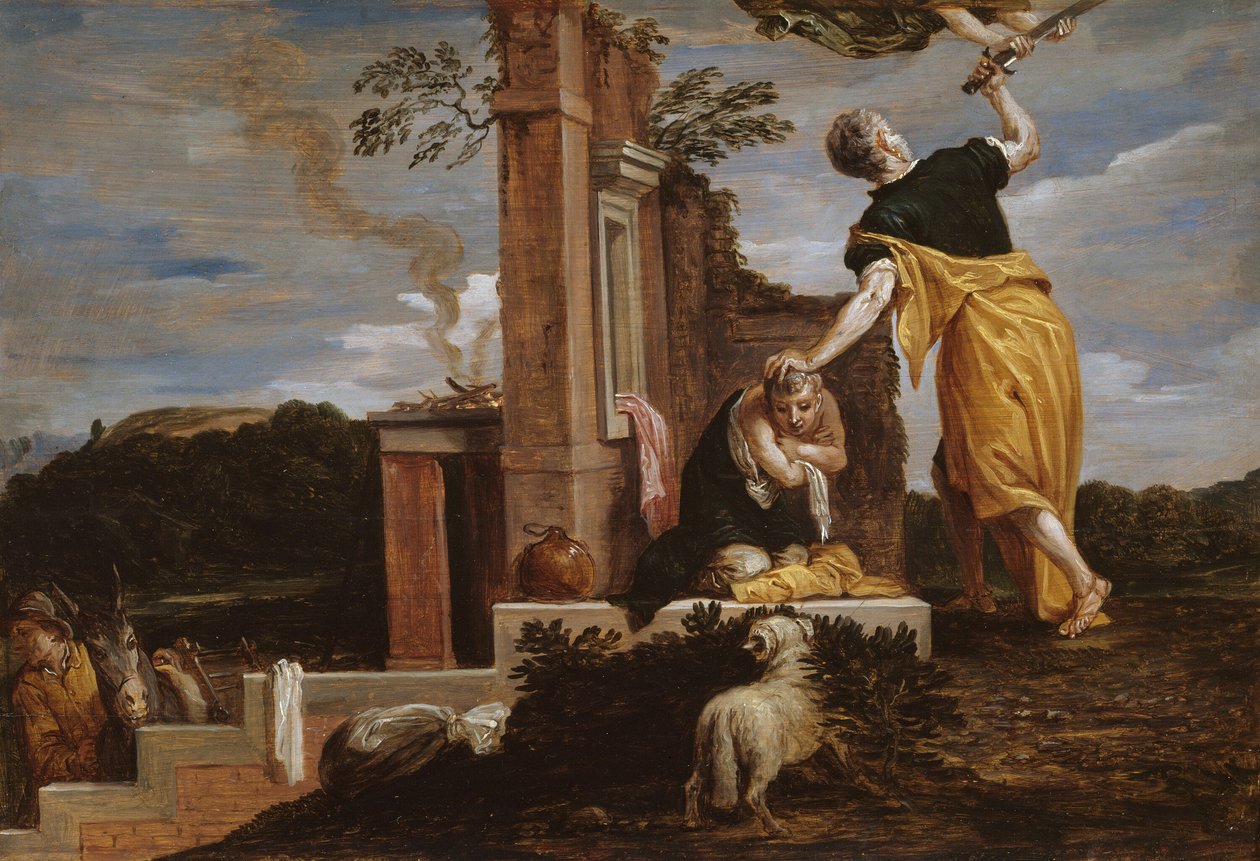 Abrahams Opferung Isaaks von David Teniers the Younger