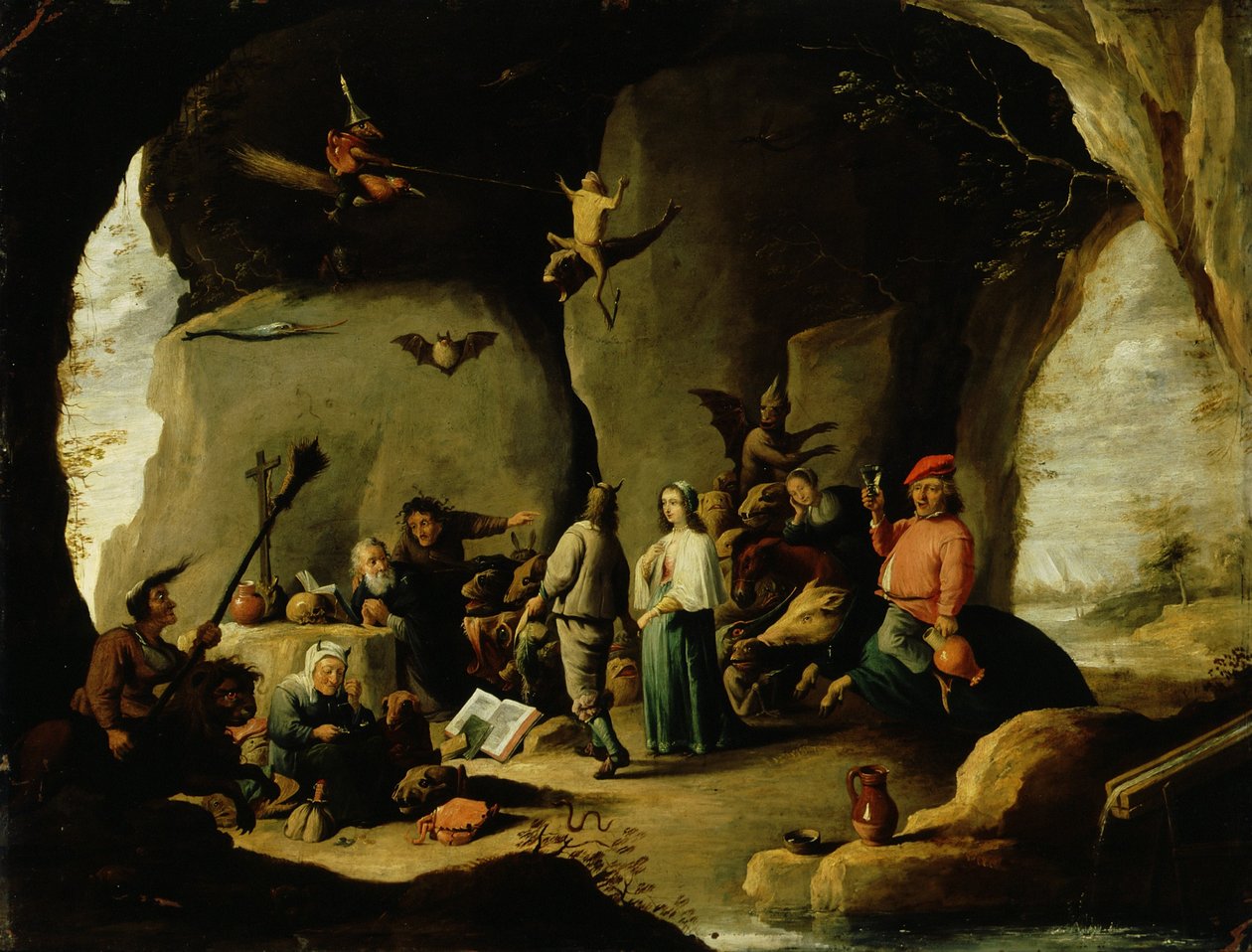 Die Versuchung des heiligen Antonius von David Teniers the Younger