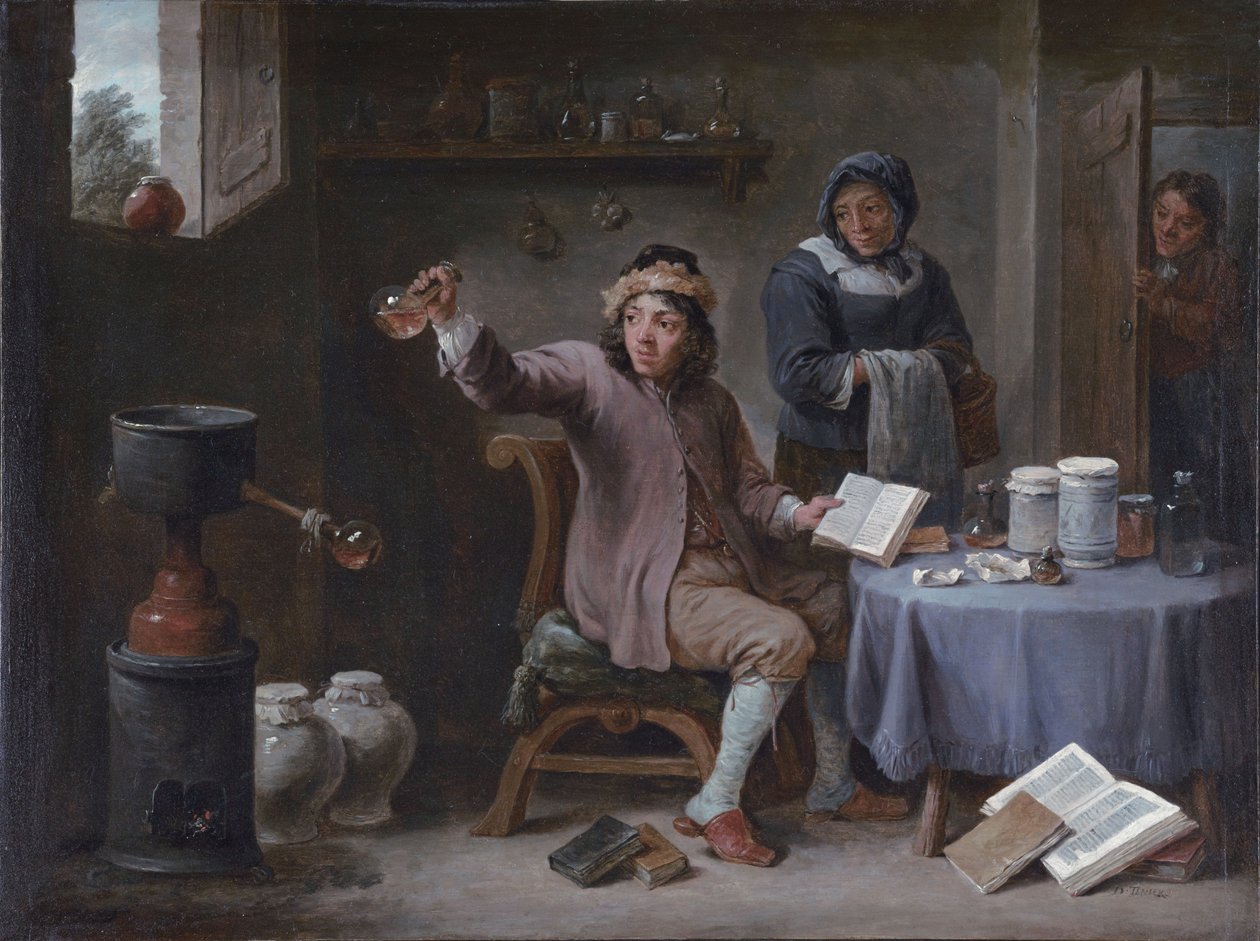 Die Konsultation von David Teniers the Younger