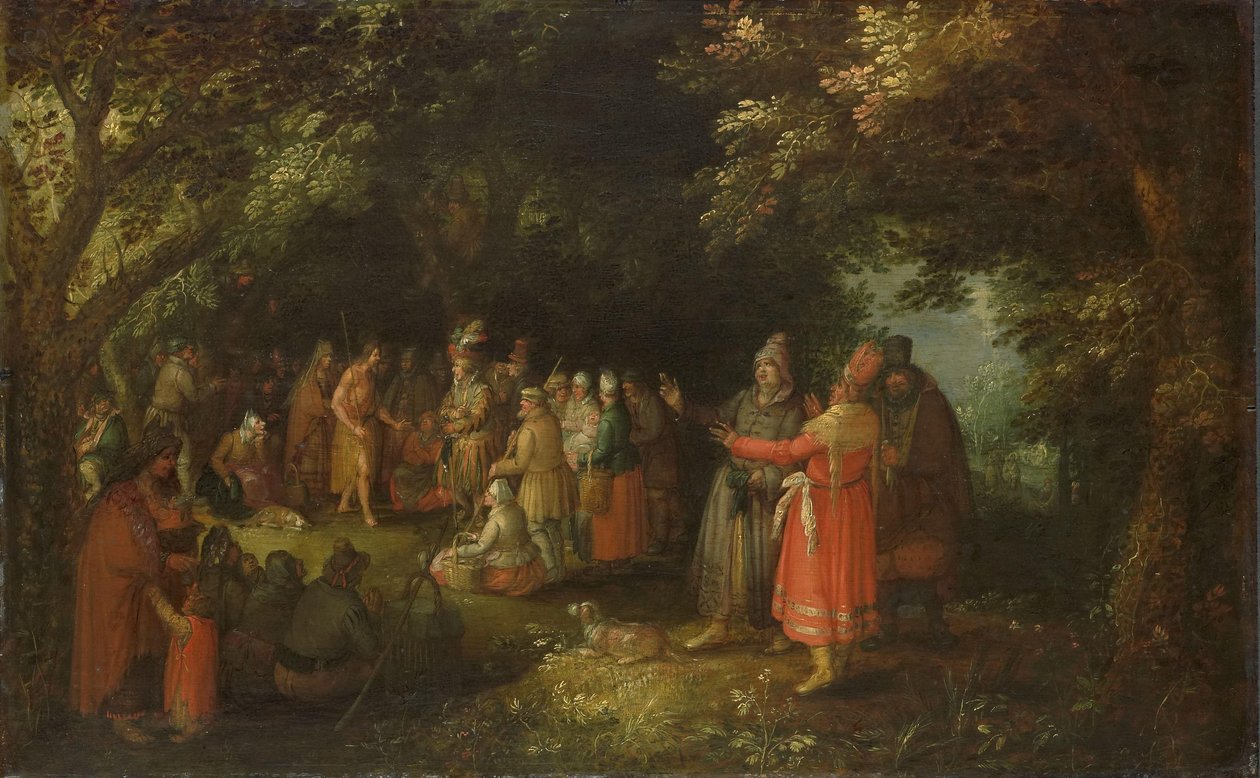 Johannes der Täufer predigt von David Vinckboons (I)