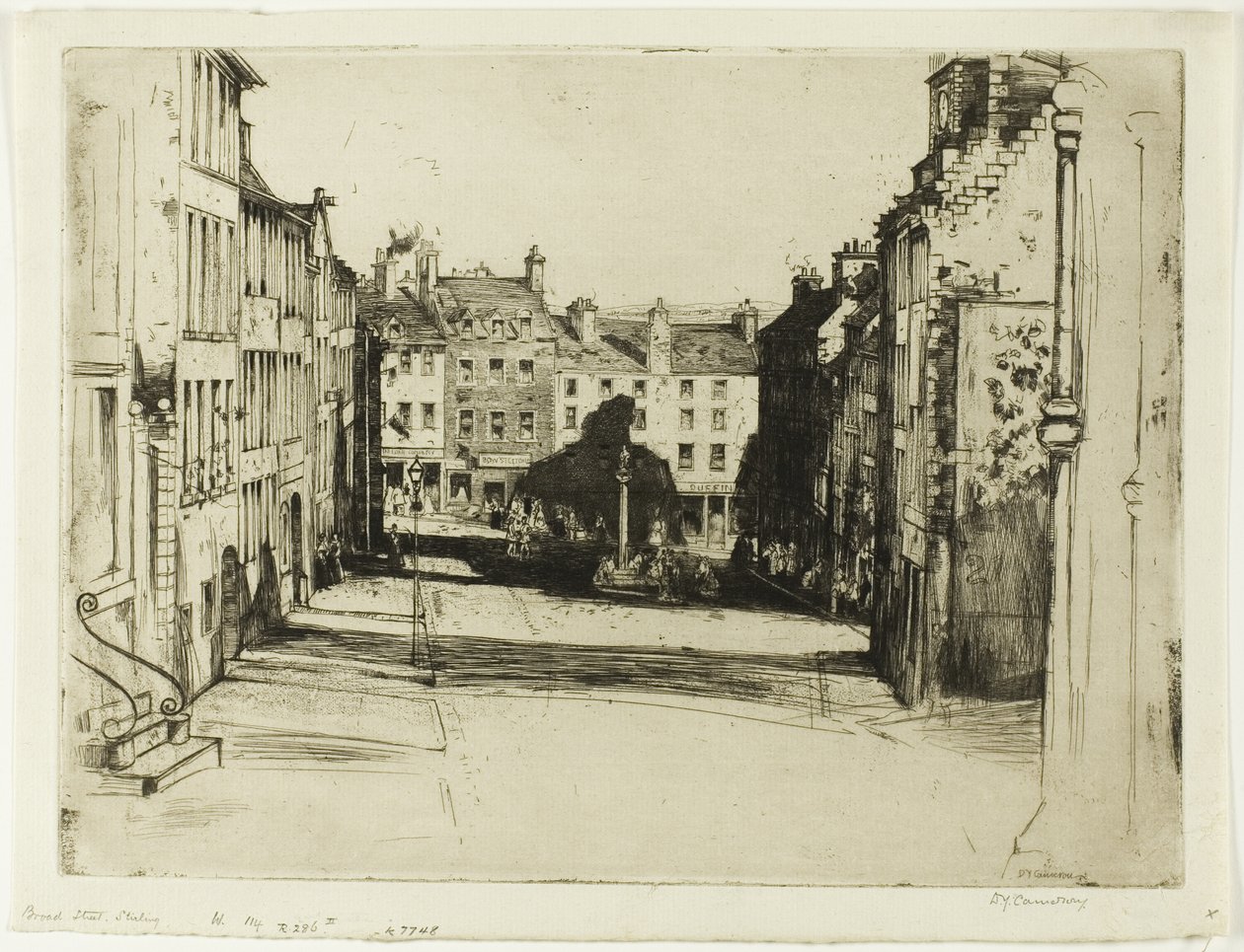 Broad Street, Stirling von David Young Cameron