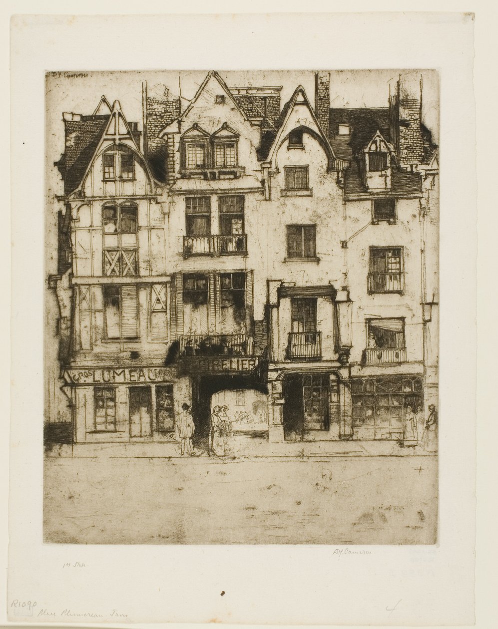 Place Plumereau, Tours von David Young Cameron