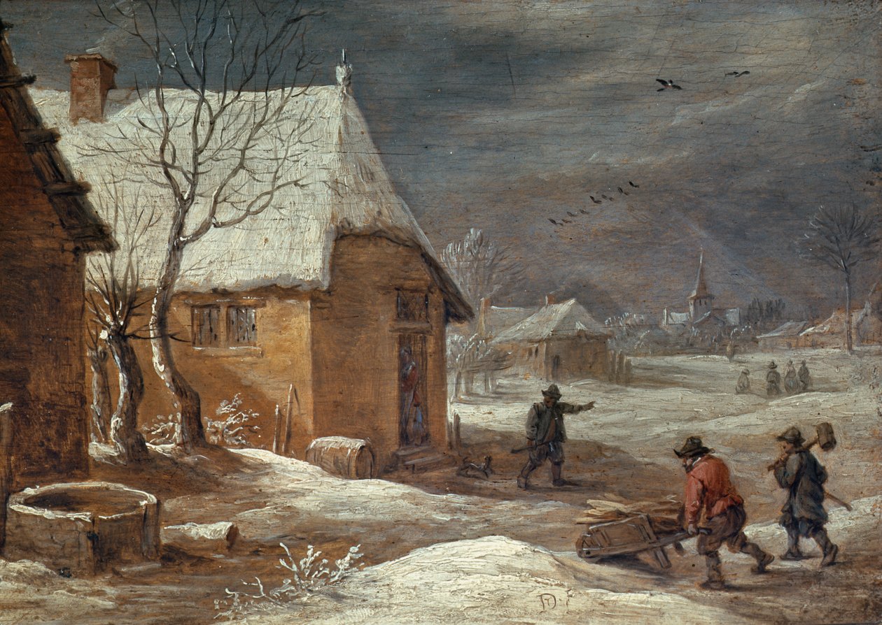 Winter von David Teniers the Younger
