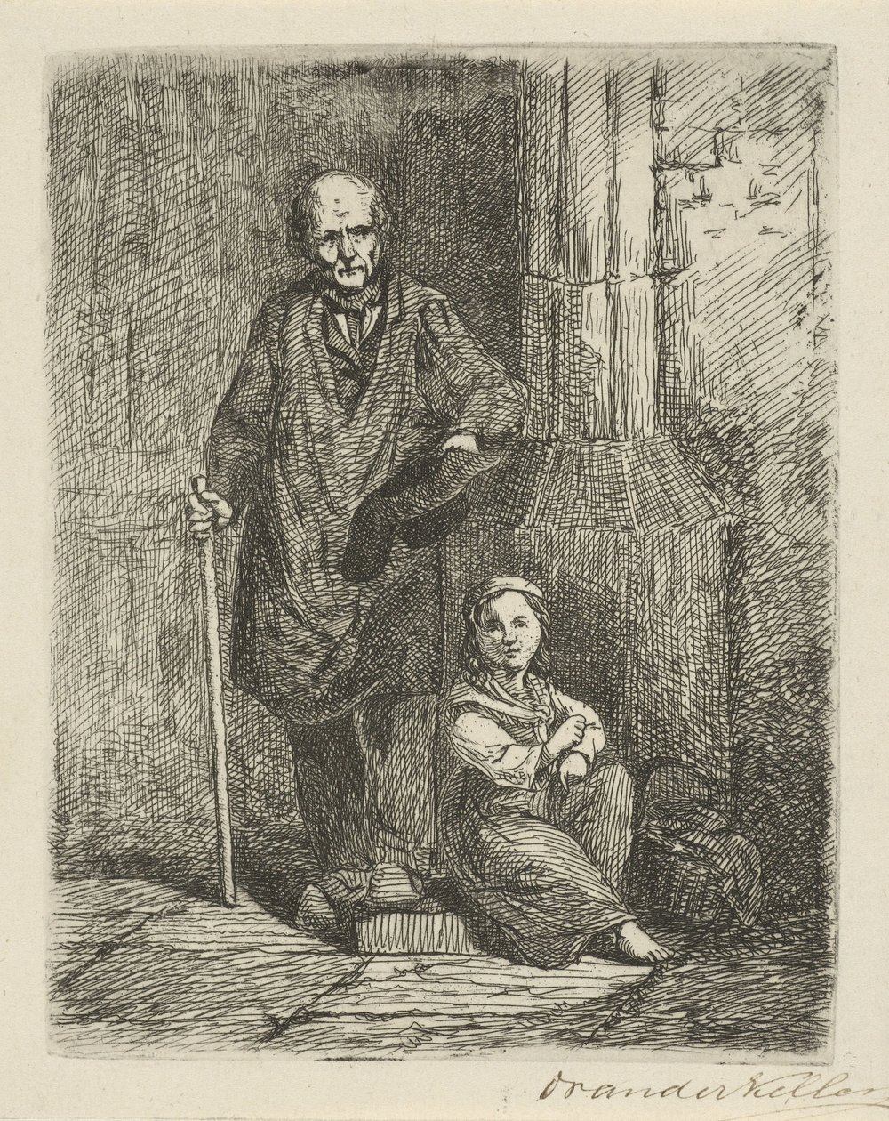 Bettler von David van der Kellen