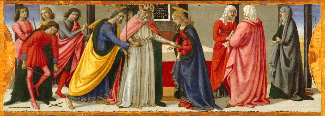 Die Hochzeit der Jungfrau, ca. 1479 von Davide Ghirlandaio