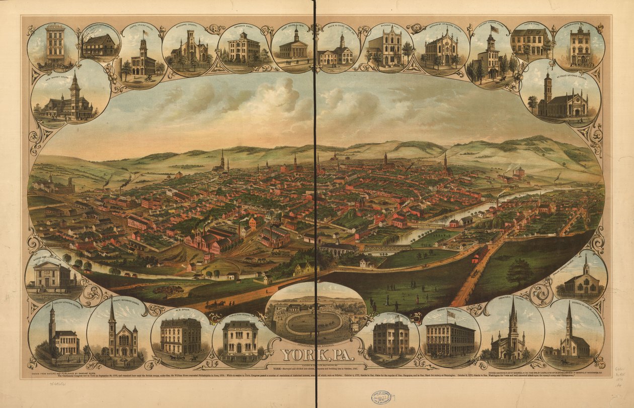 York, Pa. von Davoust A. Hoen and Co. Kern