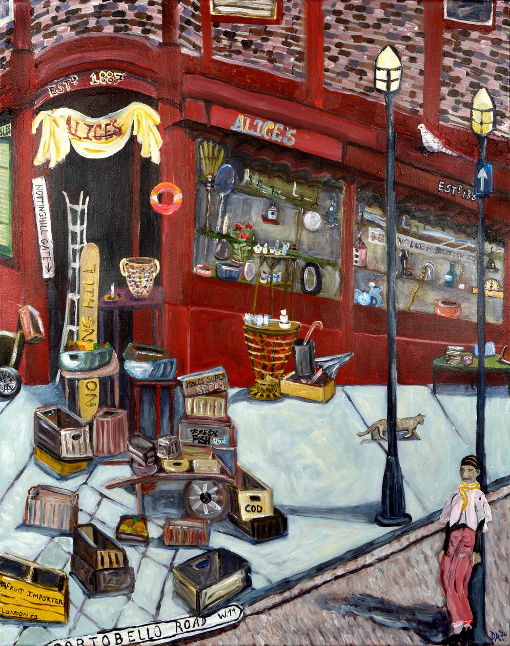 Portobello Road, 2020 von Deborah Eve Alastra