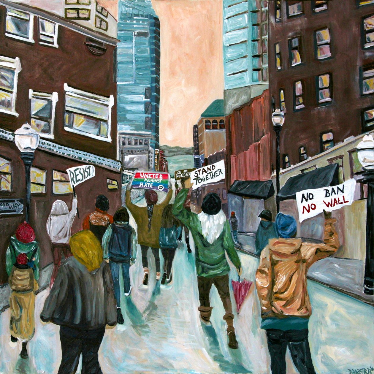 Widerstand, 2016 von Deborah Eve Alastra