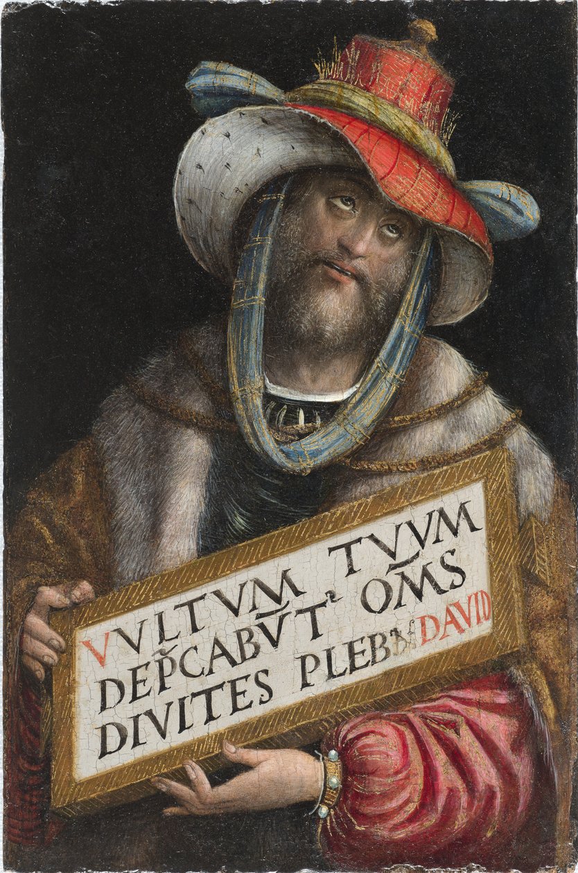 König David, ca. 1525 von Defendente Ferrari