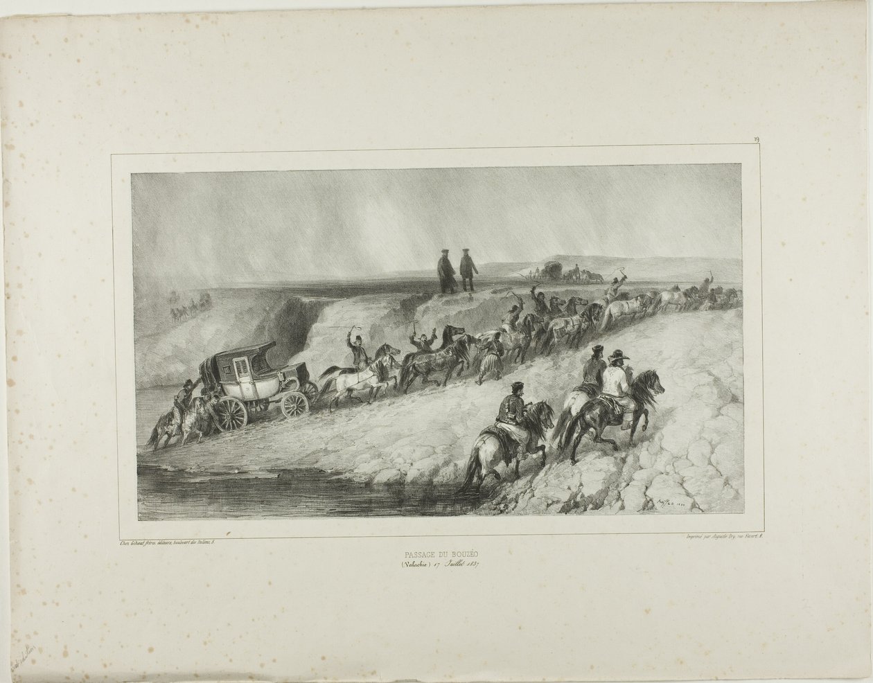 Bouzeo-Passage von Denis Auguste Marie Raffet