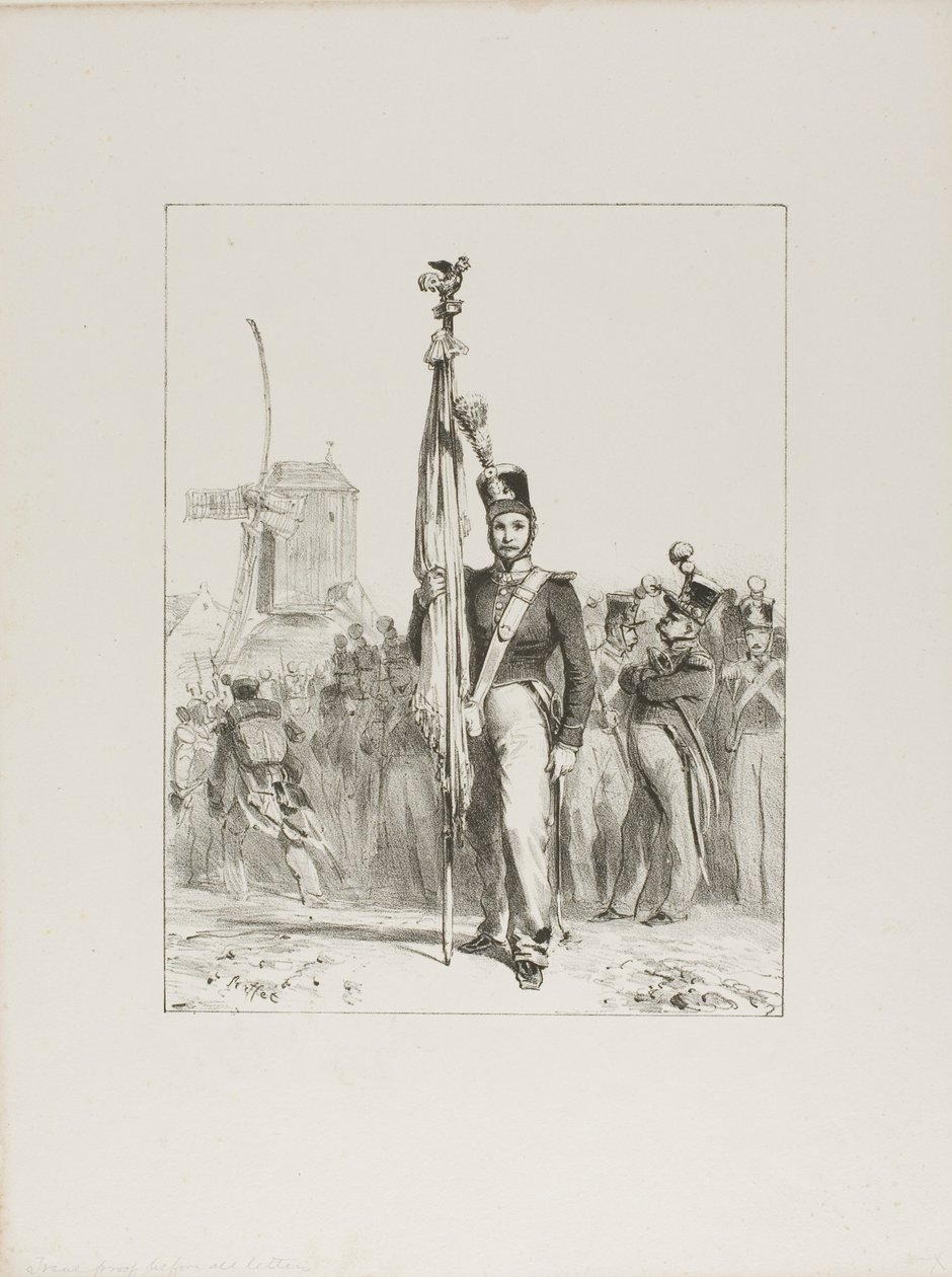 Leichte Infanterie, Fahnenträger von Denis Auguste Marie Raffet