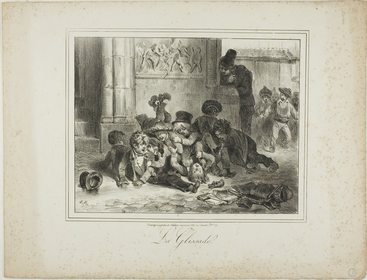 Die Rutsche von Denis Auguste Marie Raffet