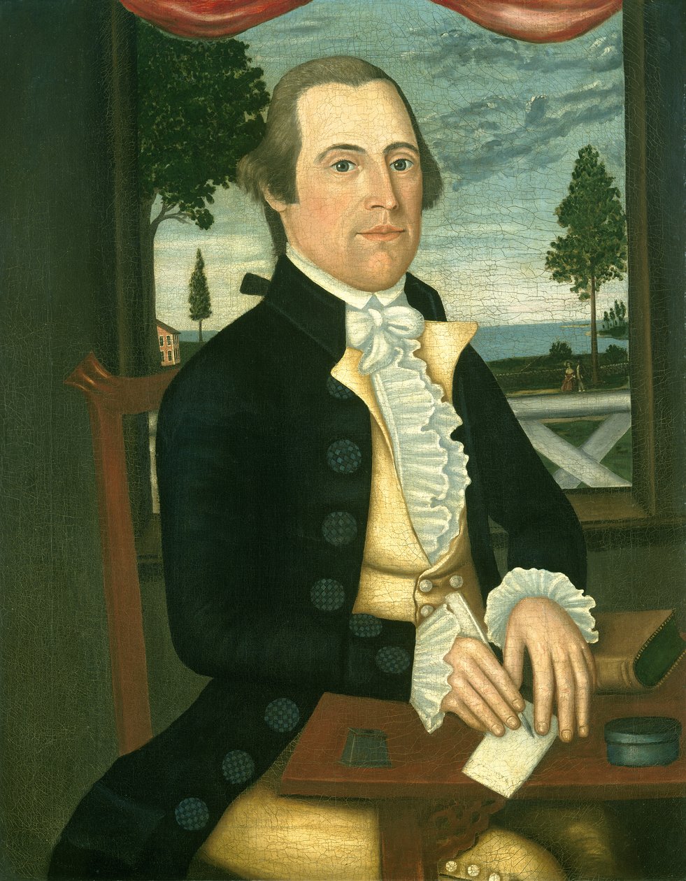 Kapitän Elisha Denison, ca. 1790 von Denison Limner