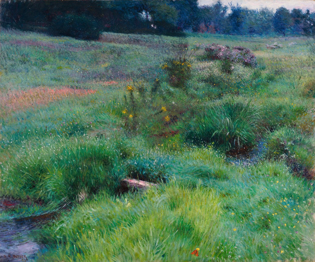 Der Bach bei Medfield von Dennis Miller Bunker